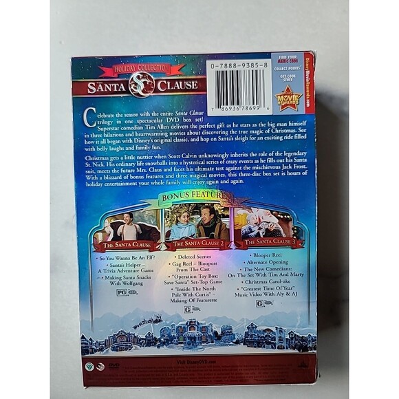 Santa Claus Holiday Collection (DVD, 2008, 3-Disc Set) - Picture 3 of 10